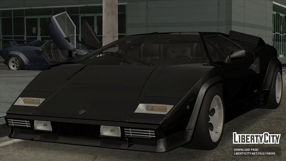 Lamborghini Countach 5000 Quattrovalvole '88 / GTA San Andreas