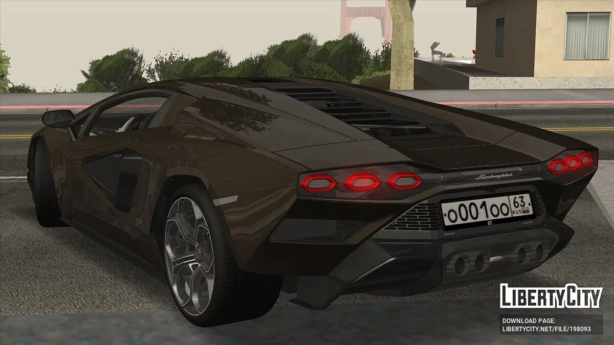 Lamborghini Countach LPI800-4 / GTA San Andreas