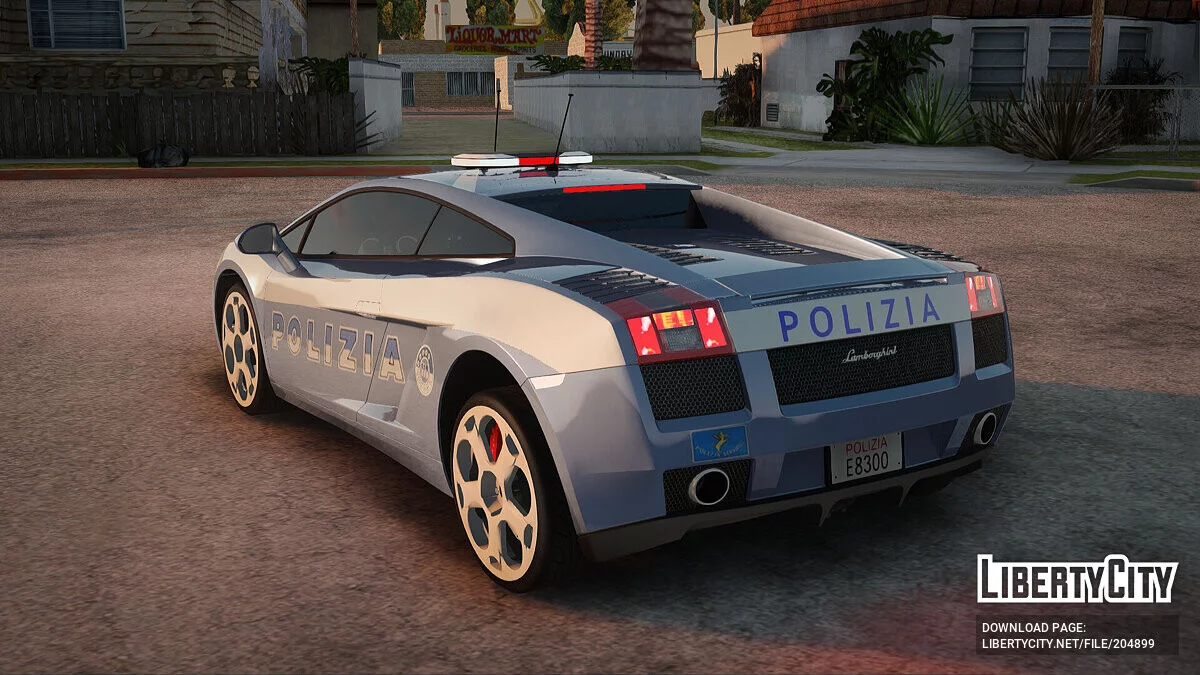 Lamborghini Gallardo 2004 Italian Polizia / GTA San Andreas