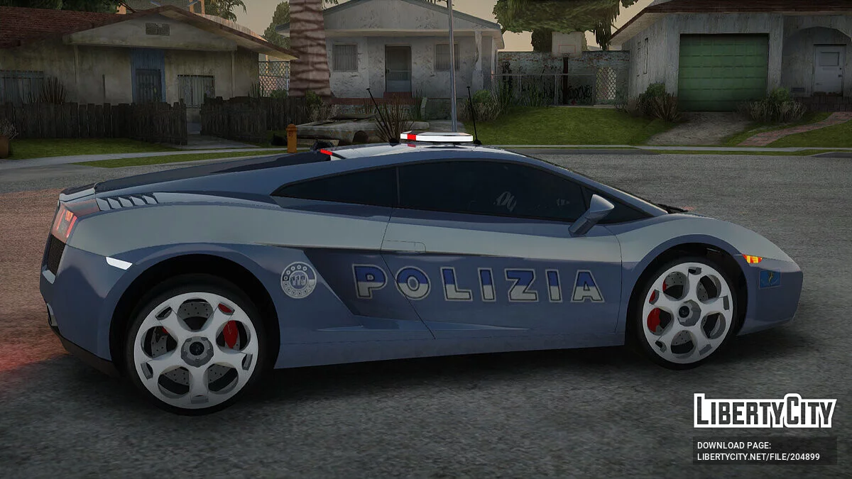 Lamborghini Gallardo 2004 Italian Polizia / GTA San Andreas