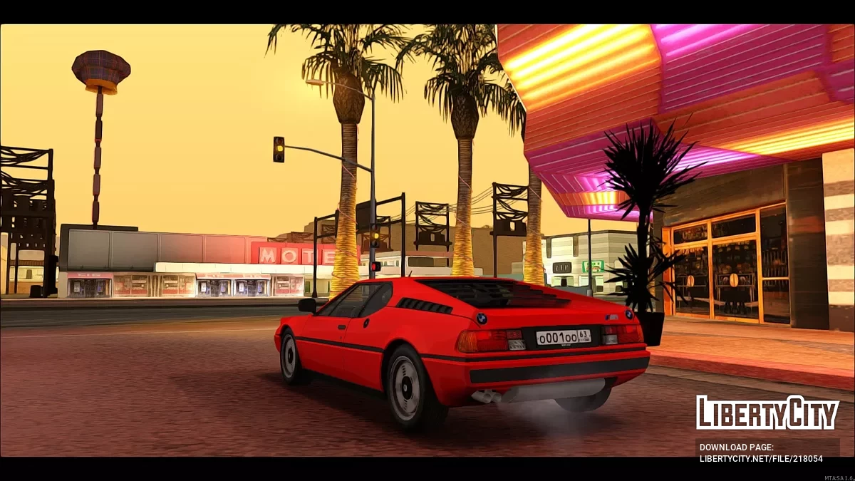 BMW M1 Stok / GTA San Andreas