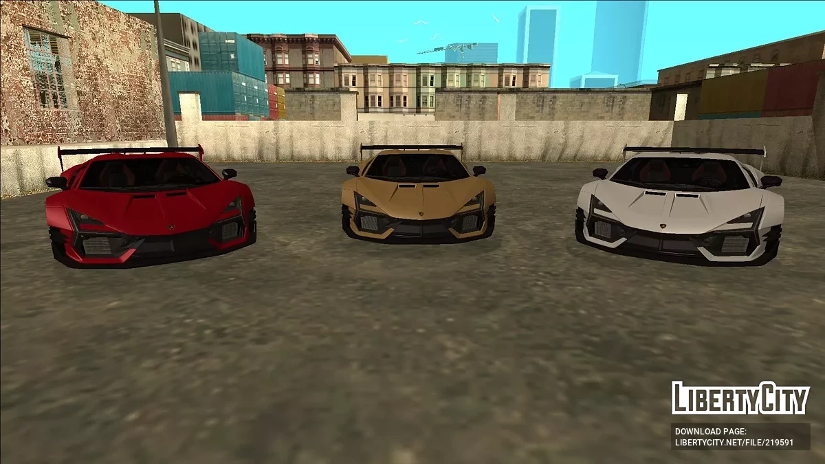Lamborghini Revuelto Widebody / GTA San Andreas