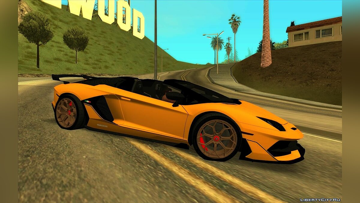 Download Lamborghini Aventador SVJ Roadster for GTA San Andreas