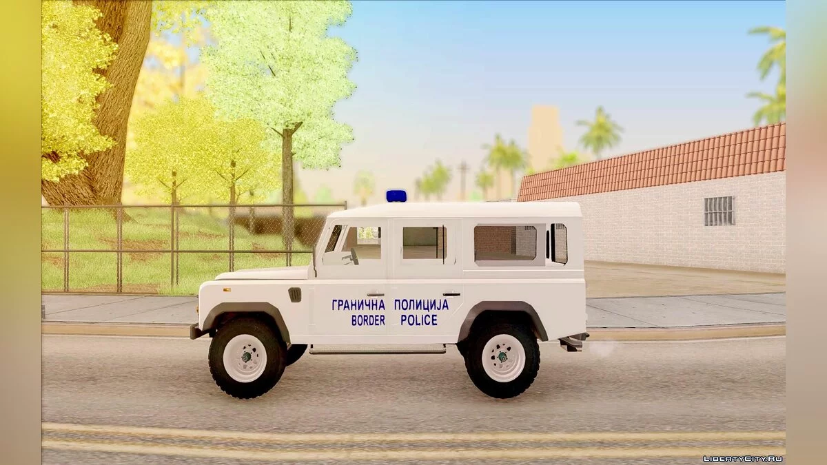 Land Rover Defender Сербська поліція / GTA San Andreas