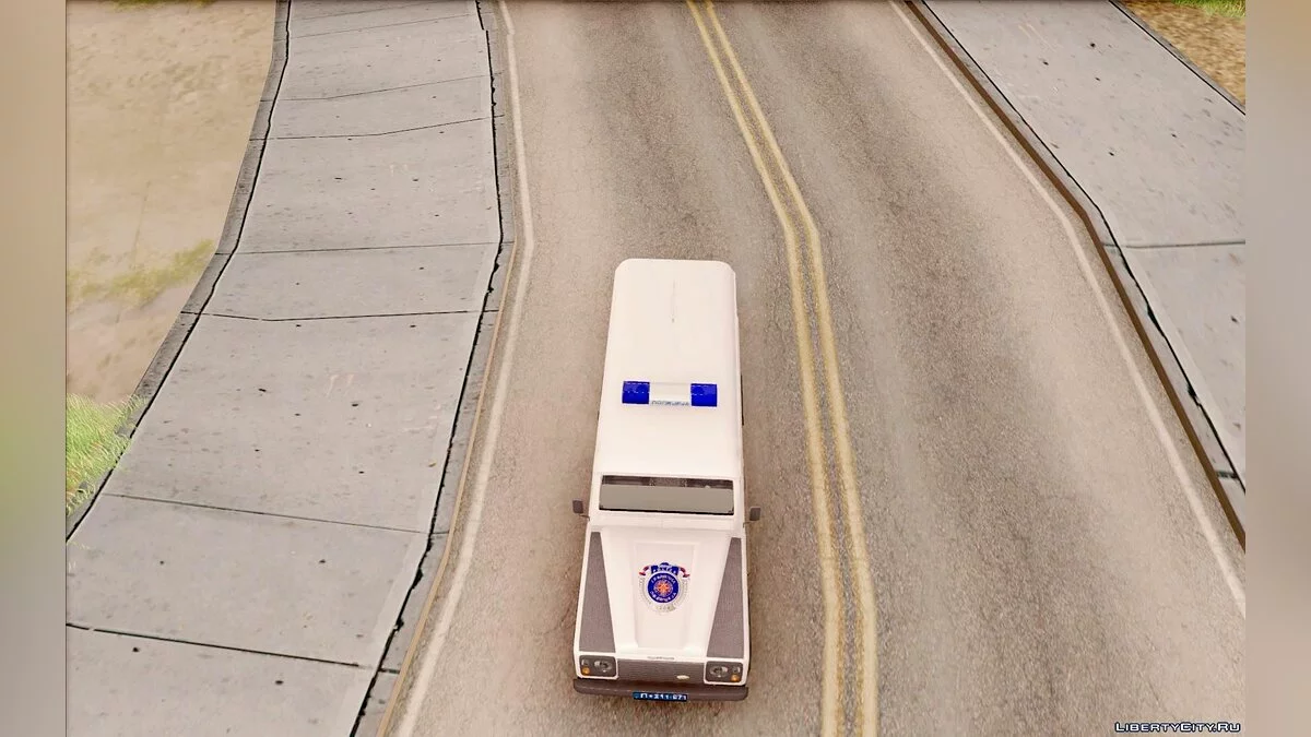 Land Rover Defender Сербська поліція / GTA San Andreas