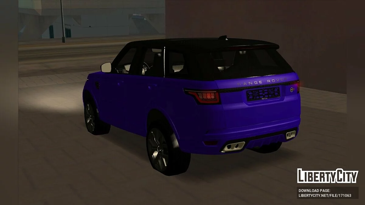 Range Rover SVR / GTA San Andreas