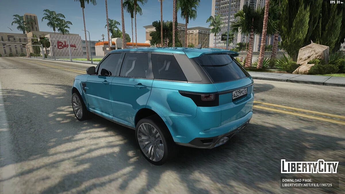 Range Rover Sport SVR / GTA San Andreas