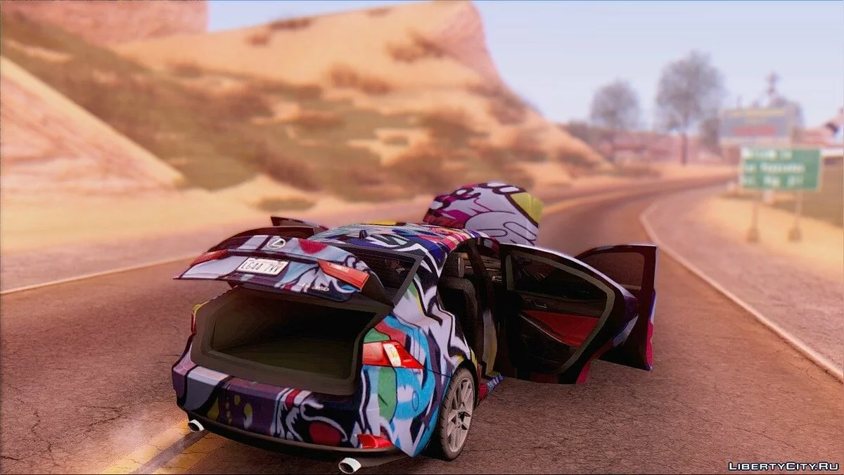 2014 Lexus IS350 F SPORT Stickers Editions / GTA San Andreas