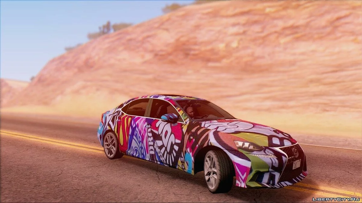 2014 Lexus IS350 F SPORT Stickers Editions / GTA San Andreas