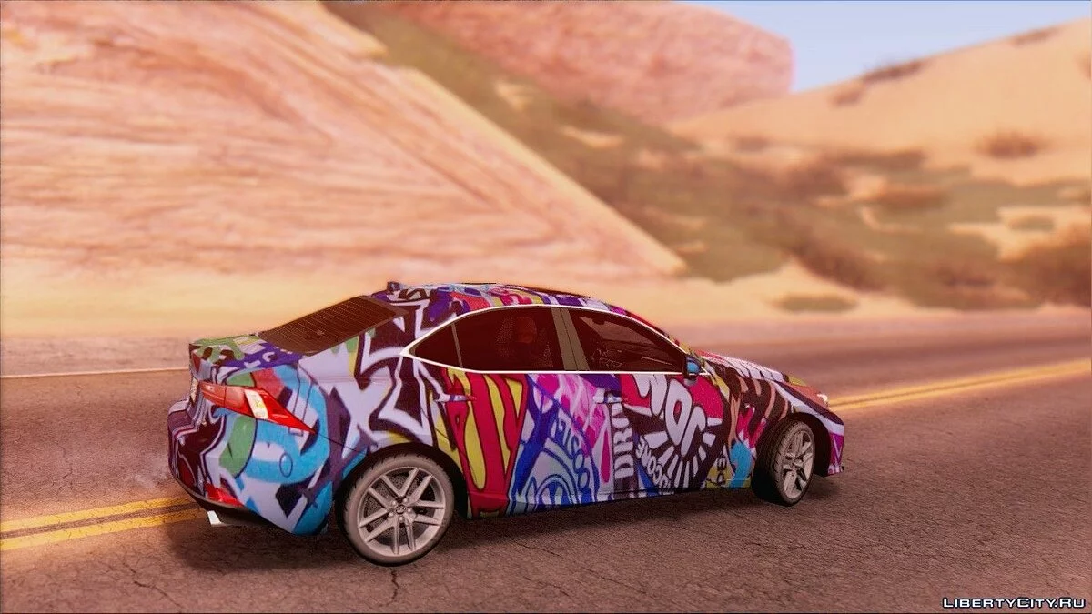 2014 Lexus IS350 F SPORT Stickers Editions / GTA San Andreas