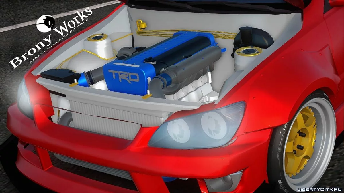 Lexus IS300 Construção de Rua / GTA San Andreas