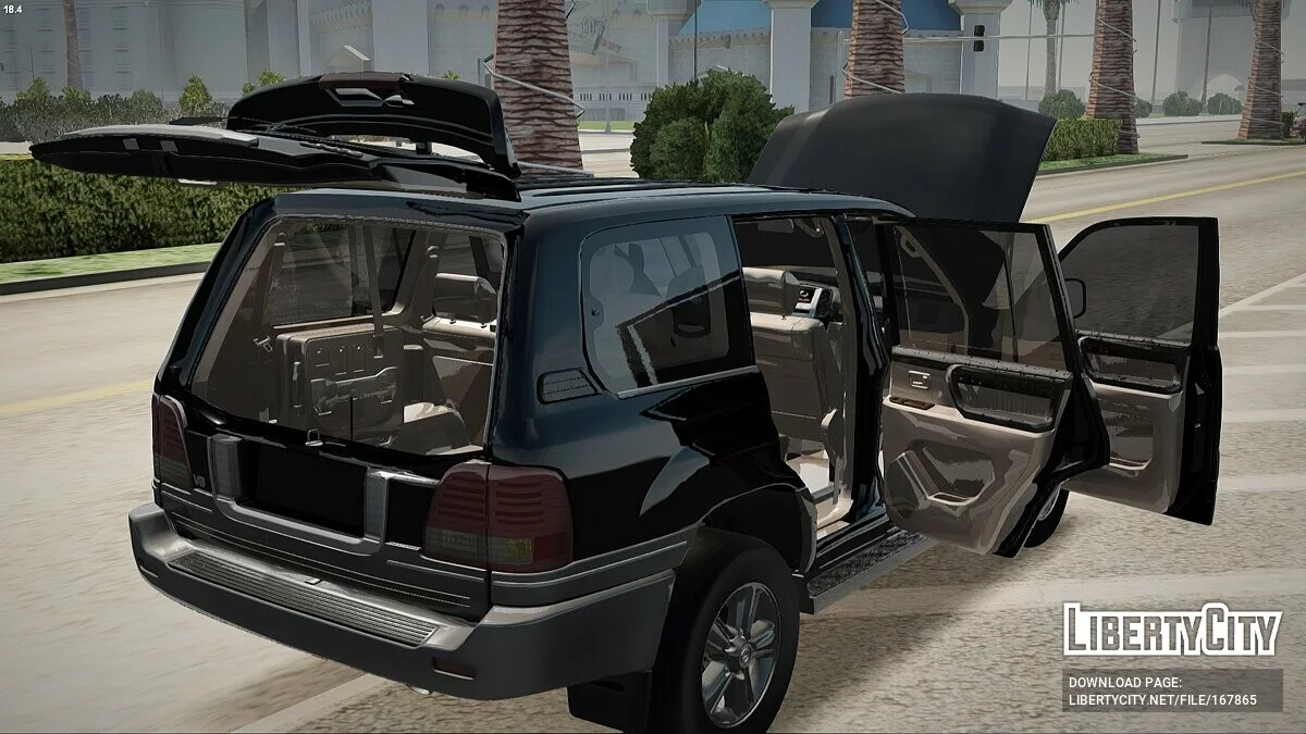 Lexus LX 470 Обмежена версія J100 2007 / GTA San Andreas