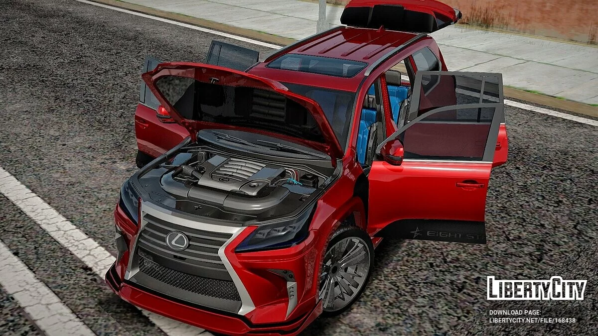Lexus LX570 Egiht Star / GTA San Andreas