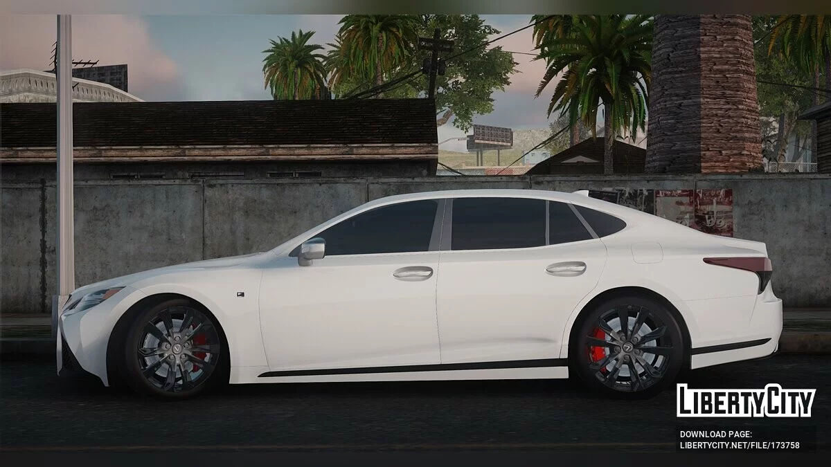 لكزس LS500h F-Sport 2021 / جي تي إيه سان أندرياس