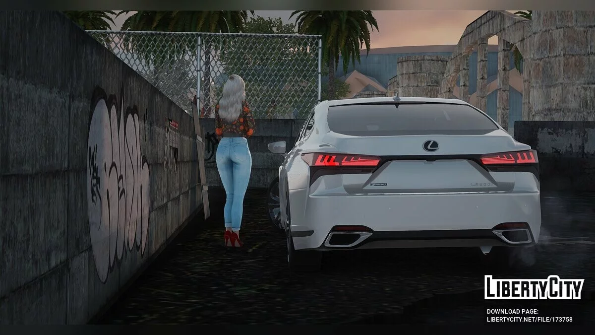 لكزس LS500h F-Sport 2021 / جي تي إيه سان أندرياس