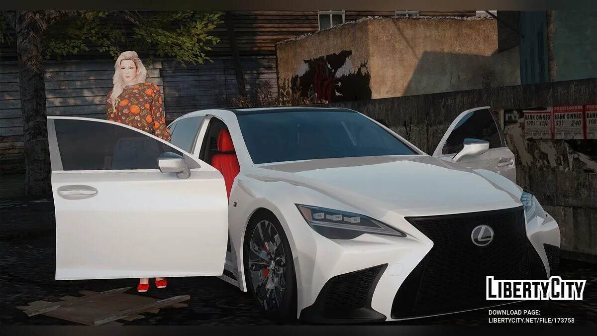 لكزس LS500h F-Sport 2021 / جي تي إيه سان أندرياس