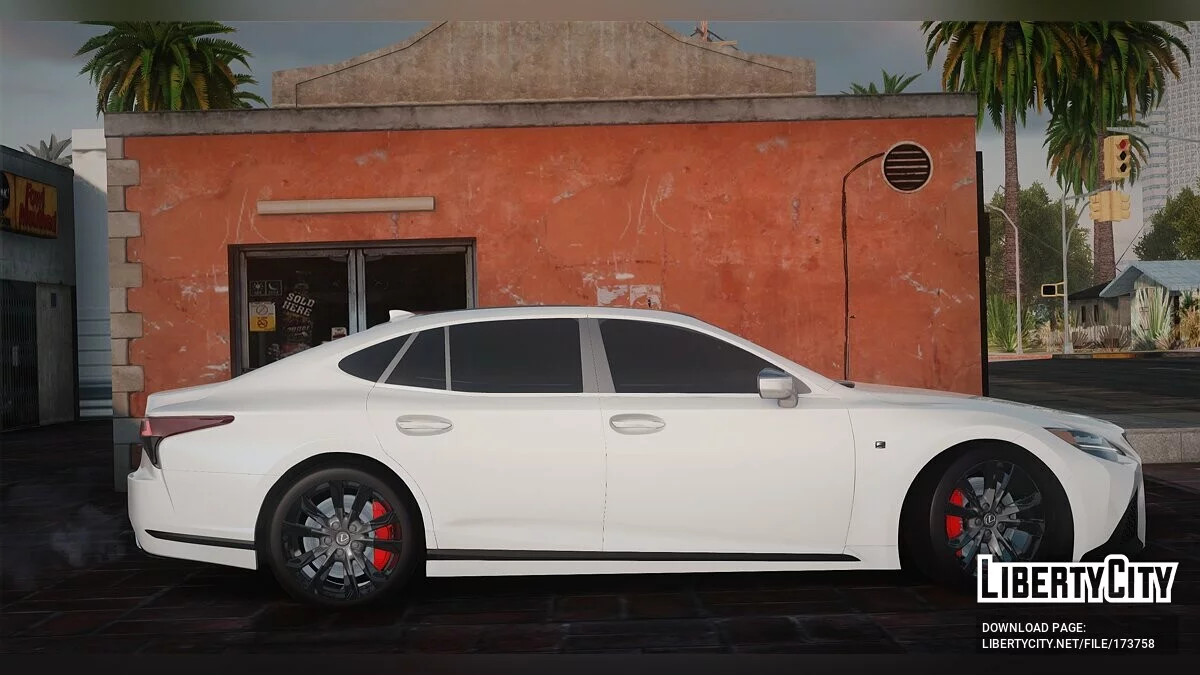 لكزس LS500h F-Sport 2021 / جي تي إيه سان أندرياس