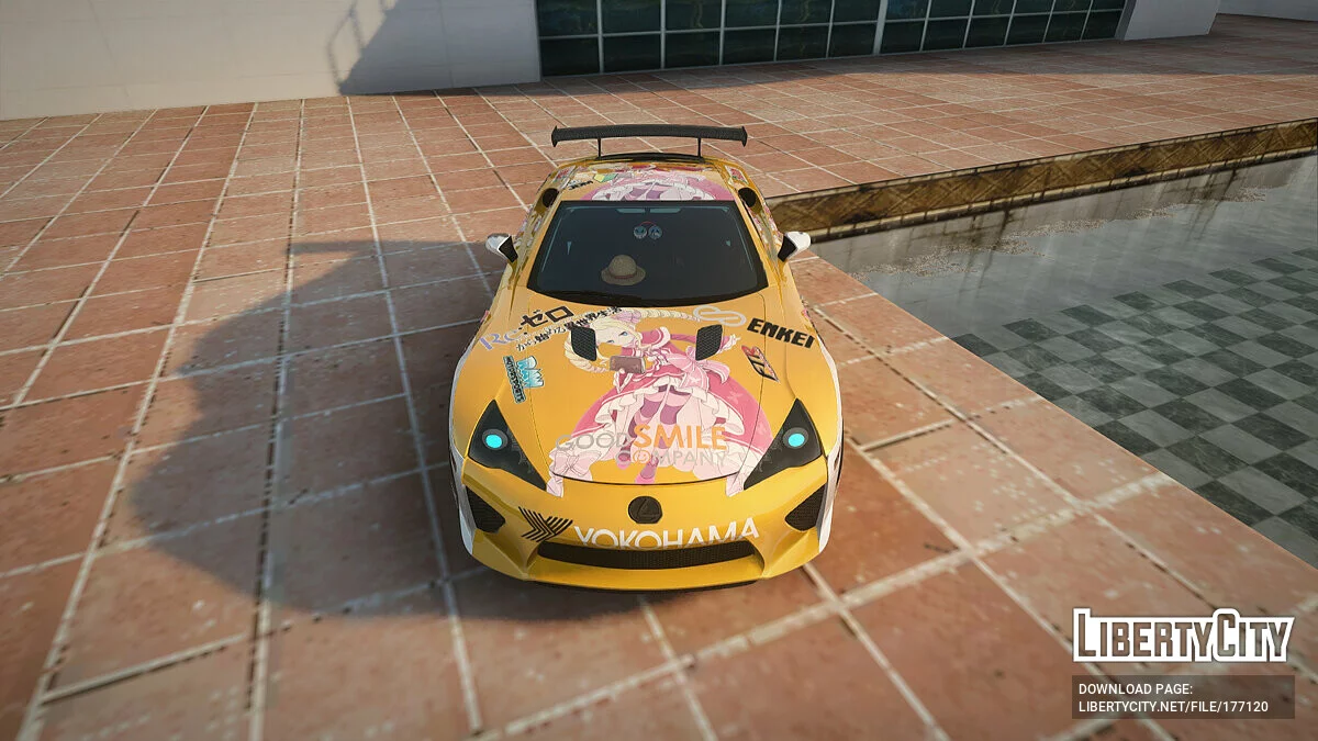 Lexus LFA Beatrice The Orange of ReZero / جي تي إيه سان أندرياس
