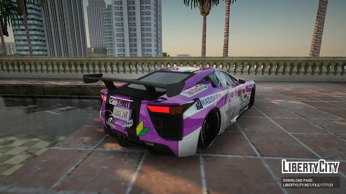 Lexus LFA Emilia The Purple of ReZero / GTA San Andreas