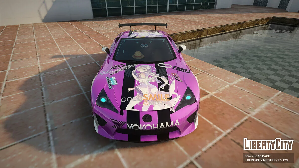 Lexus LFA Emilia The Purple of ReZero / GTA San Andreas