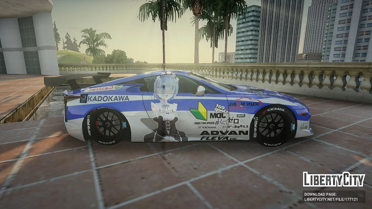 Lexus LFA Rem The Blue of ReZero / GTA San Andreas