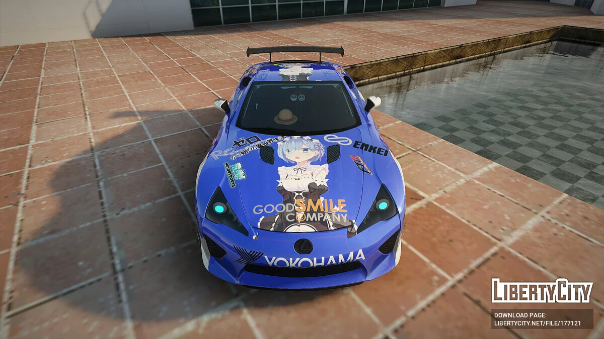 Lexus LFA Rem The Blue of ReZero / GTA San Andreas