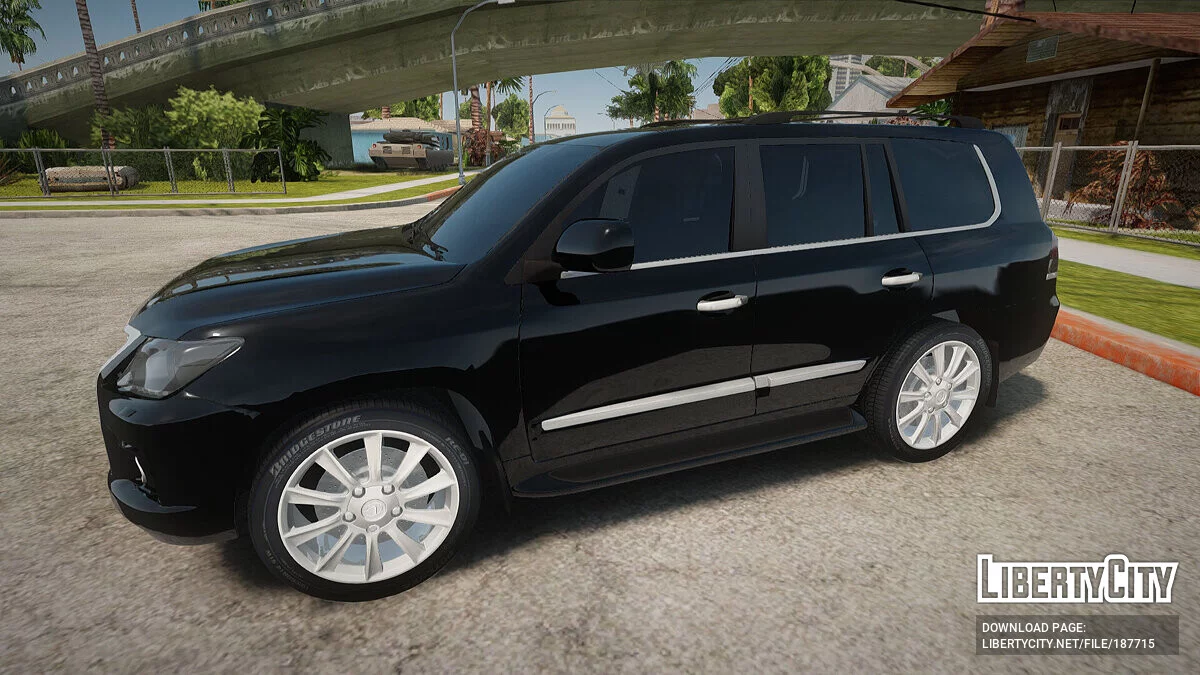Lexus LX570 Рестайлинг / GTA San Andreas