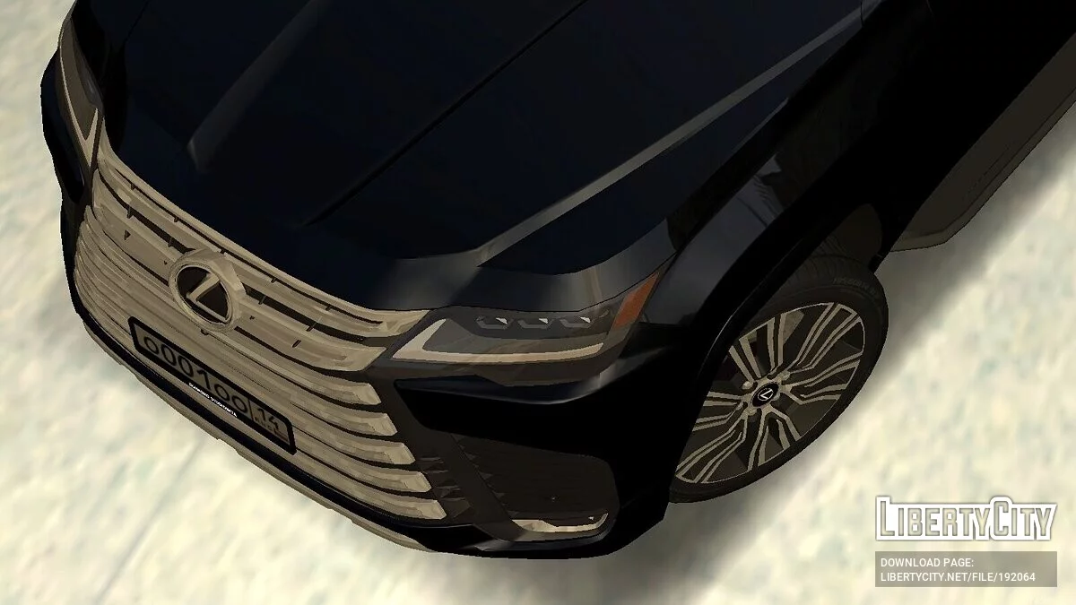 Lexus LX600 + CCD / GTA San Andreas