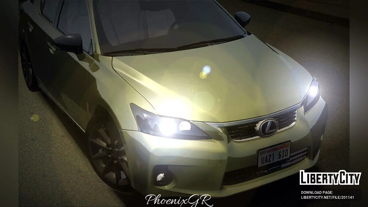 Lexus CT200H / GTA San Andreas