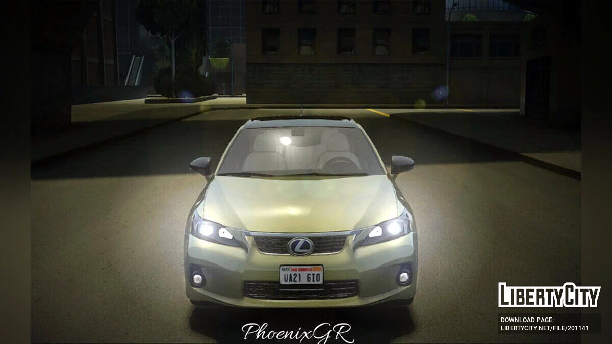 Lexus CT200H / GTA San Andreas