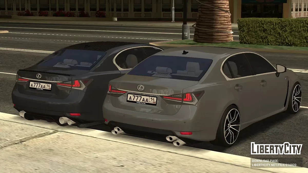 Lexus GS350 + CCD / GTA San Andreas