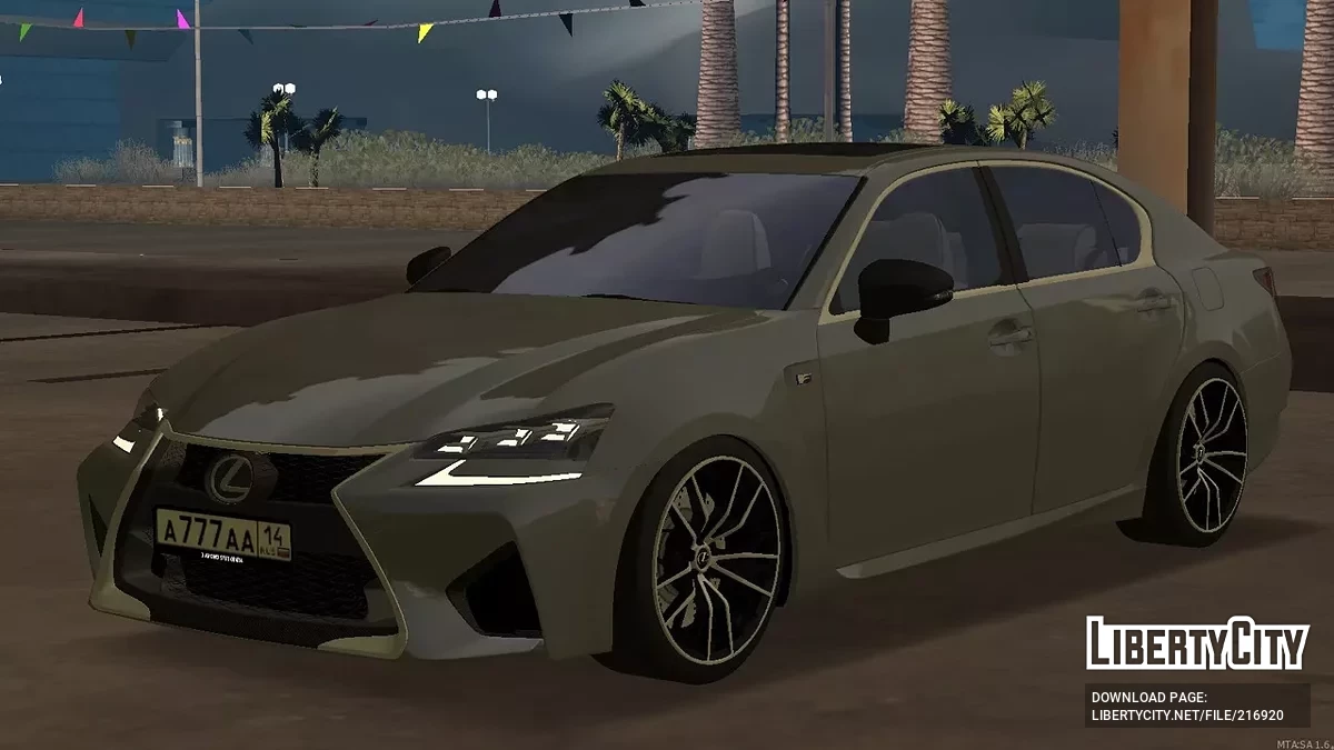 Lexus GS350 + CCD / GTA San Andreas