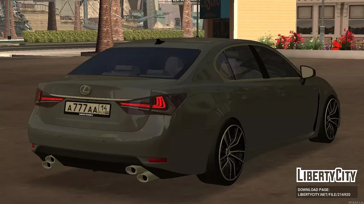 Lexus GS350 + CCD / GTA San Andreas