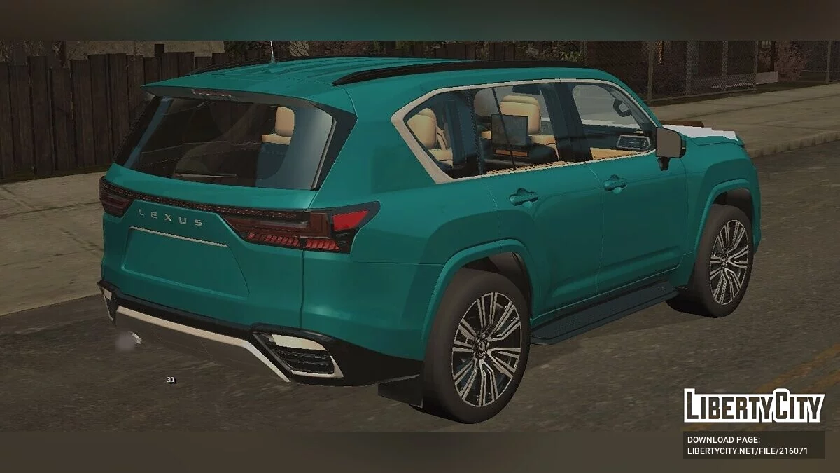Lexus LX600 (nur DFF) / GTA San Andreas