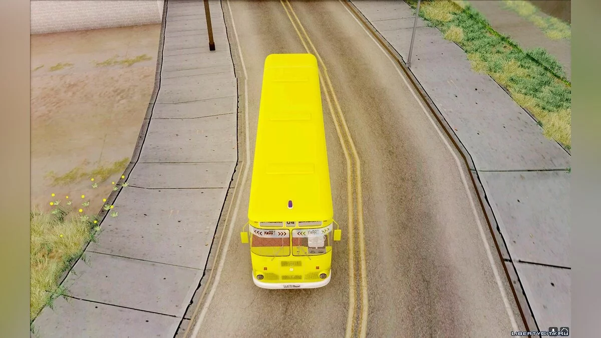 ЛіАЗ 677П Аерофлот / GTA San Andreas