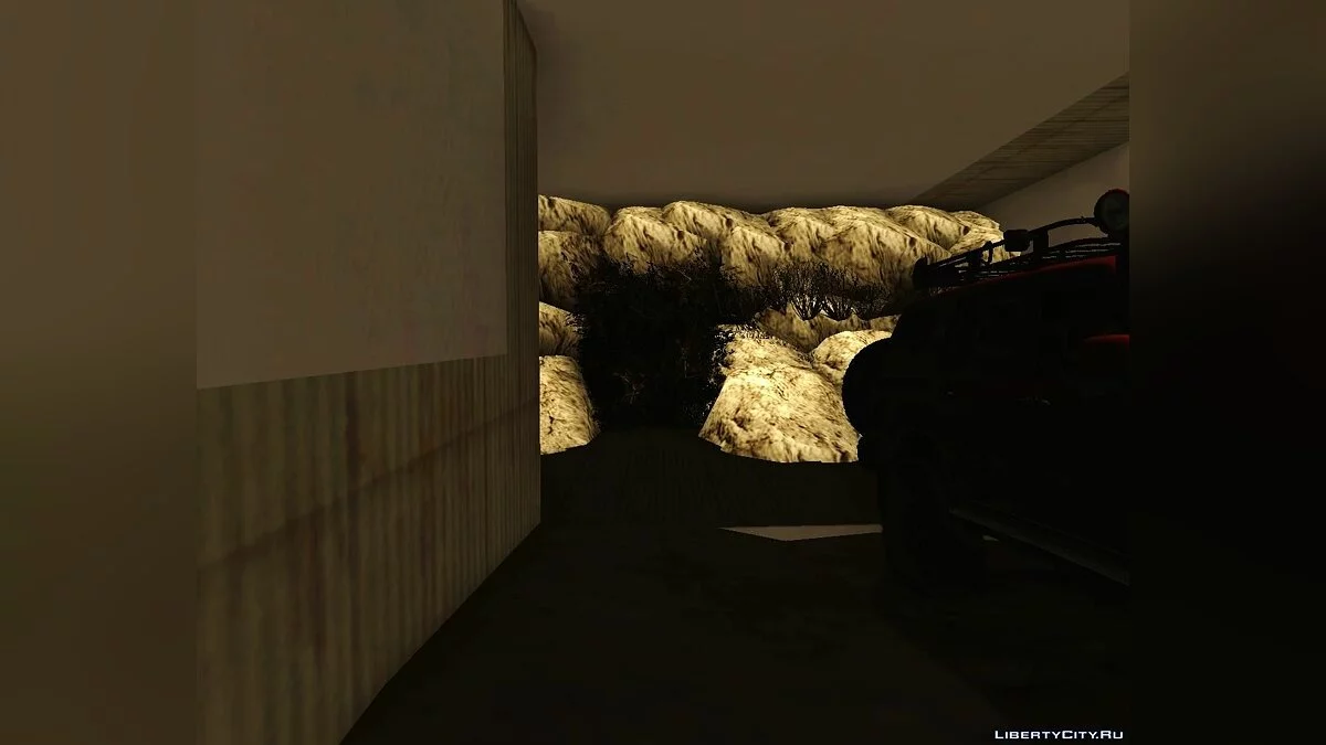 Маппінг у вигляді лісового бункера / GTA San Andreas