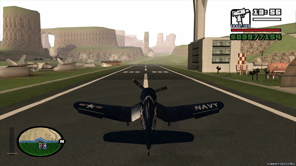 Оновлений аеропорт у пустелі / GTA San Andreas