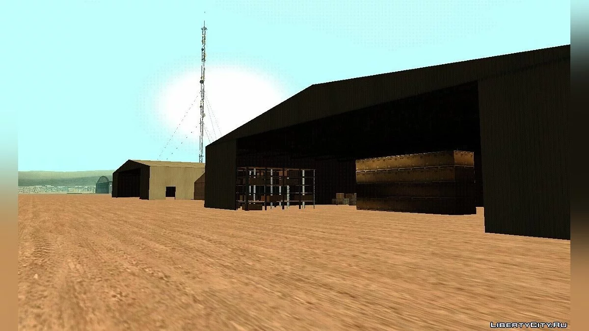 Base at the Abandoned Airport. / GTA San Andreas