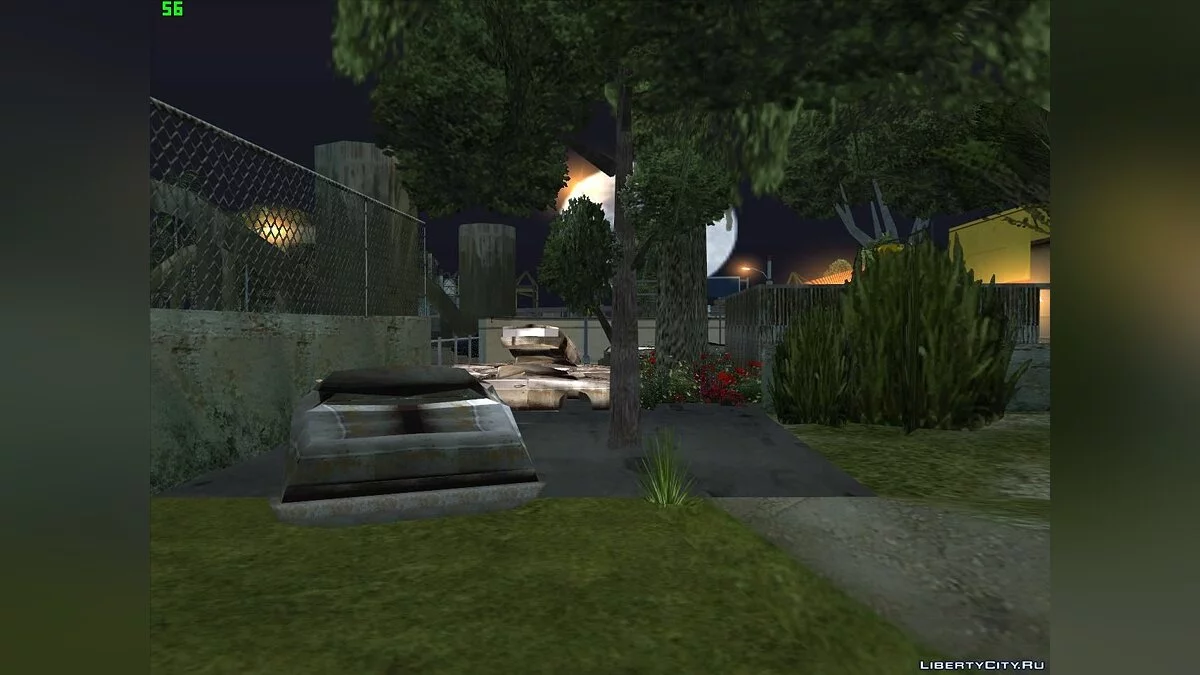 Petit Abri derrière la Maison de Carl / GTA San Andreas