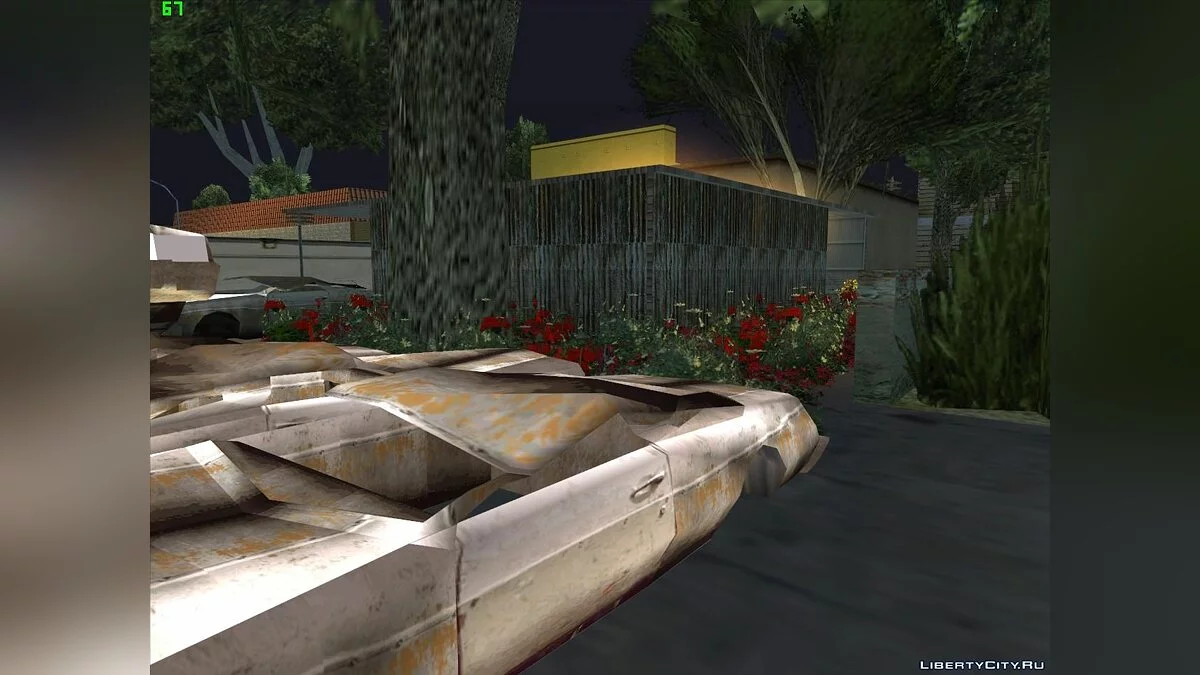 Petit Abri derrière la Maison de Carl / GTA San Andreas