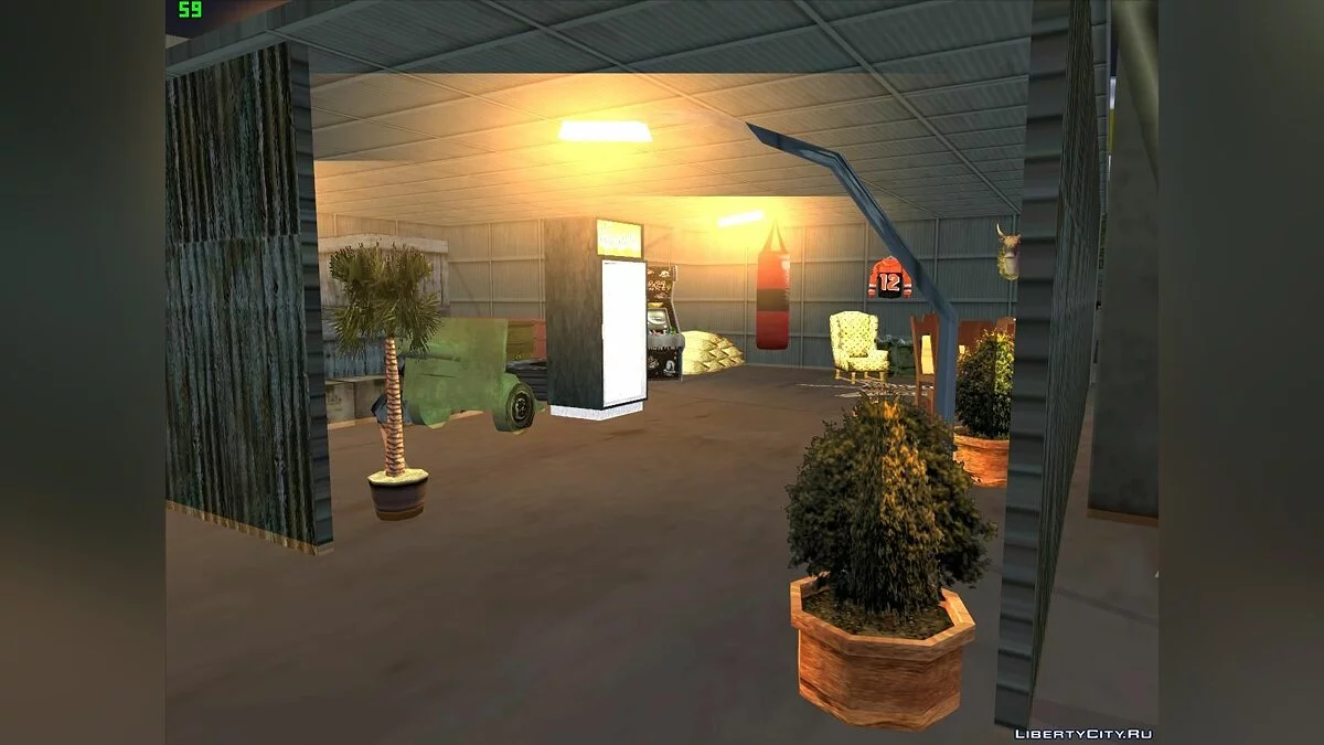 Petit Abri derrière la Maison de Carl / GTA San Andreas
