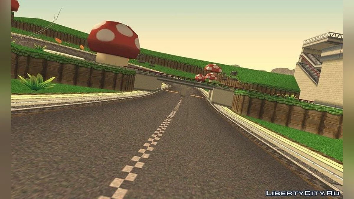 Toad Circuit from Mario Kart 7 (Nintendo 3DS) / GTA San Andreas