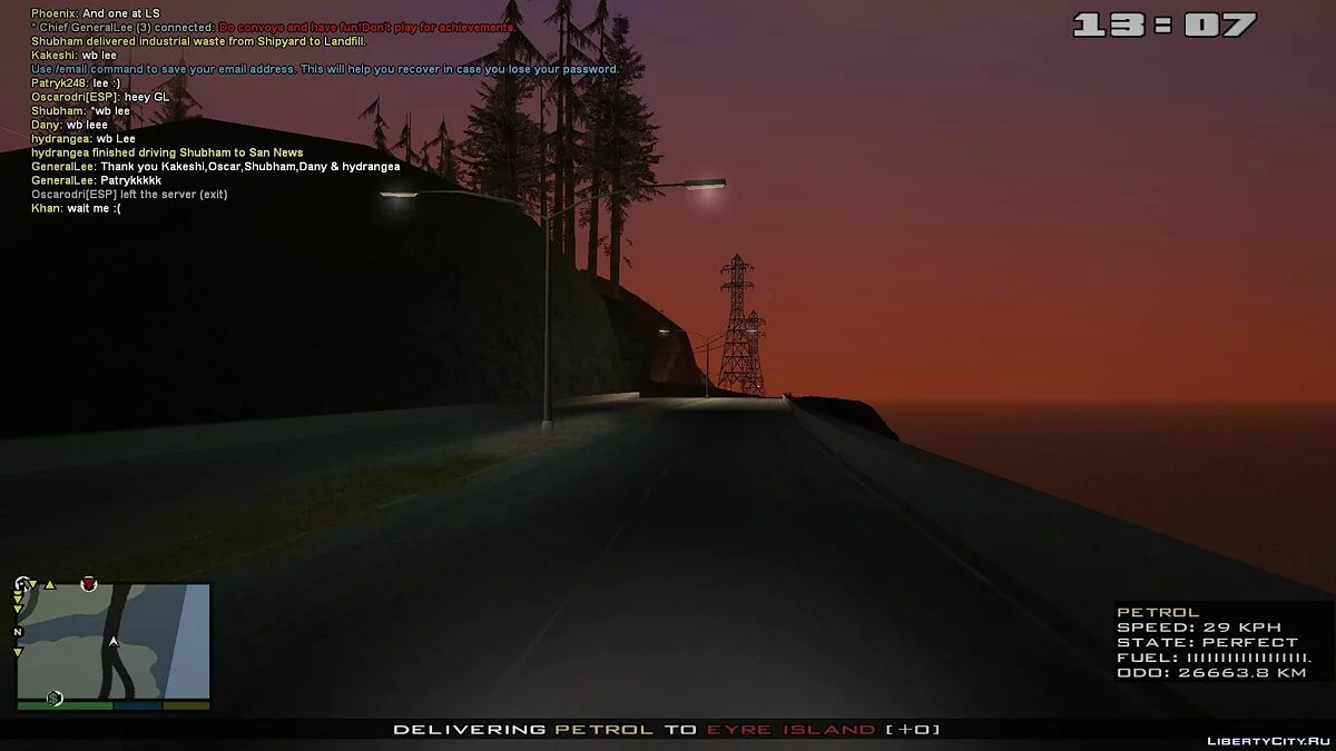 Missing lightpoles added / GTA San Andreas