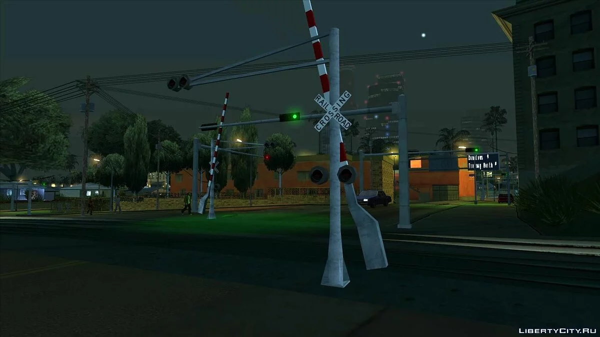 Відсутні залізничні шлагбауми в LS / GTA San Andreas