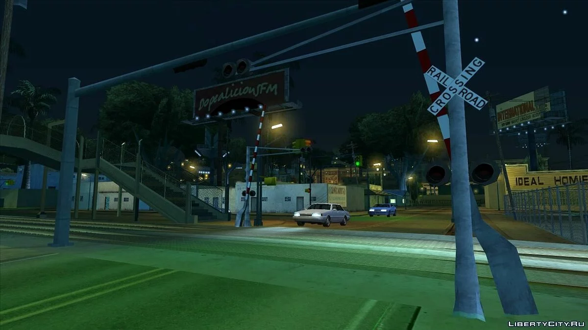 Відсутні залізничні шлагбауми в LS / GTA San Andreas