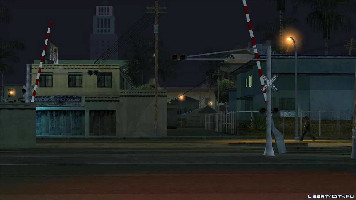 Відсутні залізничні шлагбауми в LS / GTA San Andreas