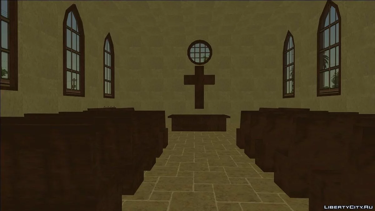 Fort Carson Enterable Buildings Mod / GTA San Andreas