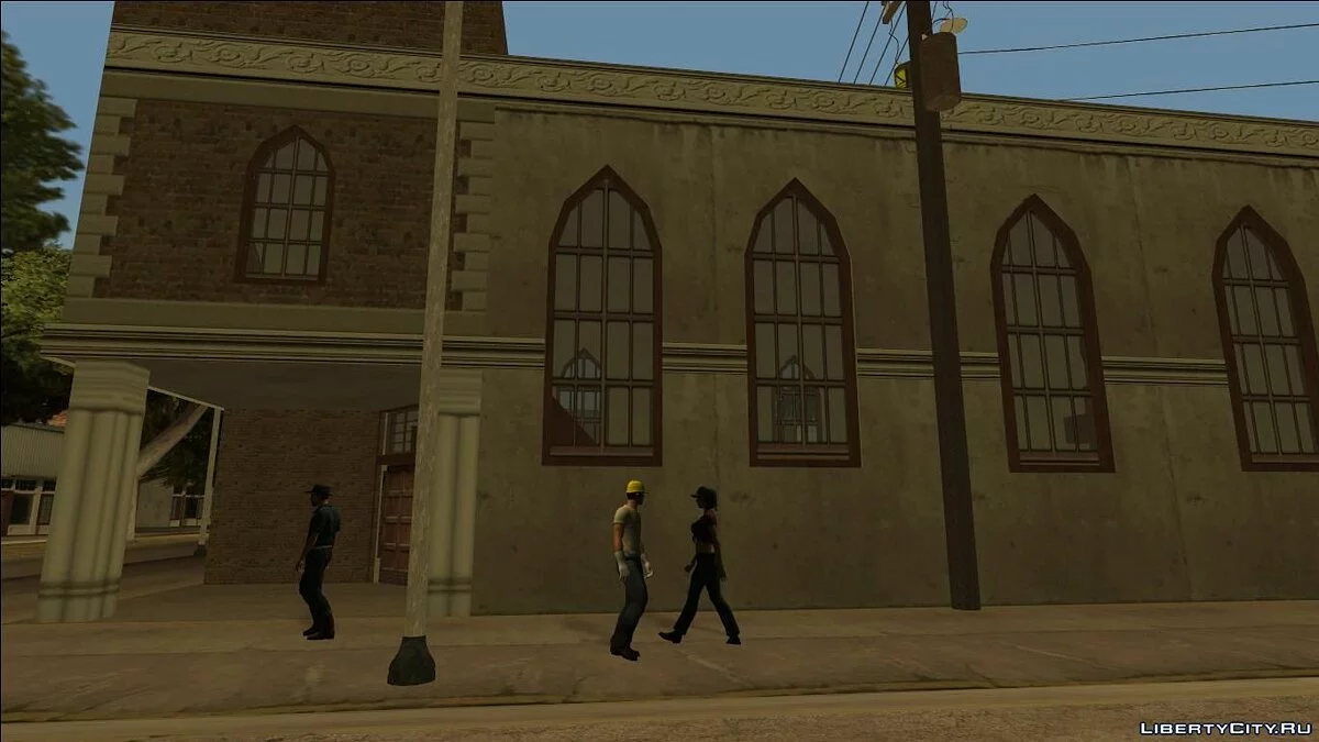 Fort Carson Enterable Buildings Mod / GTA San Andreas