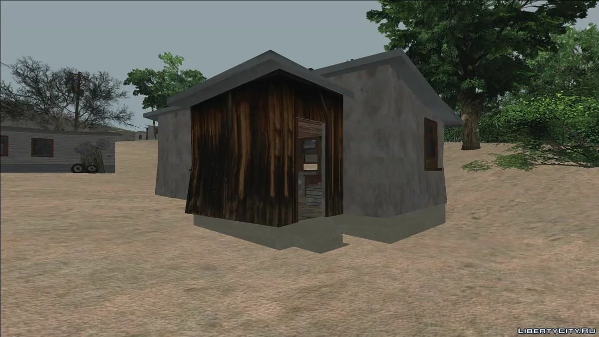 Fort Carson Enterable Buildings Mod / GTA San Andreas