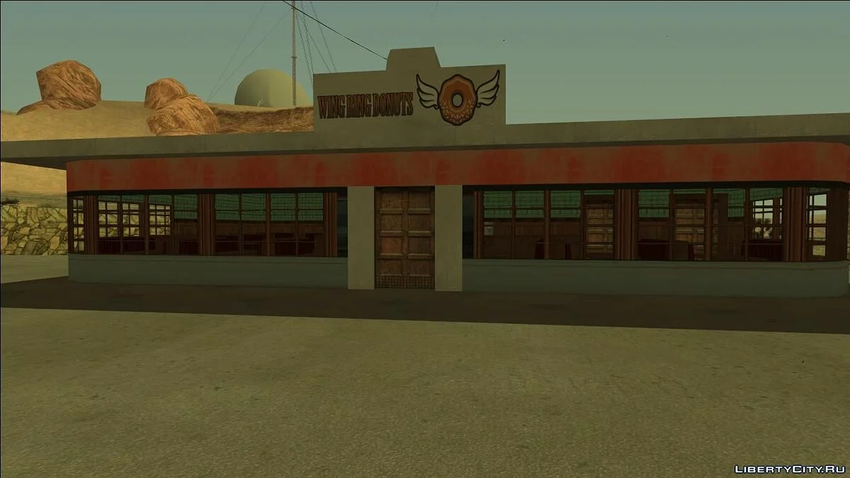 Fort Carson Enterable Buildings Mod / GTA San Andreas